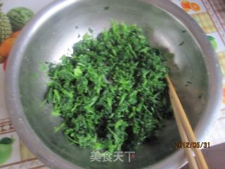 菠菜鸭蛋饼的做法步骤：8