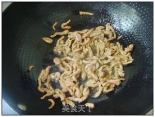 肉丝炒饼的做法步骤：7