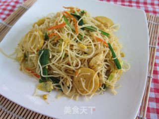 简单易做【咖喱炒米粉】的做法步骤：8