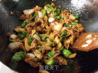 黑椒牛肉片的做法步骤：5