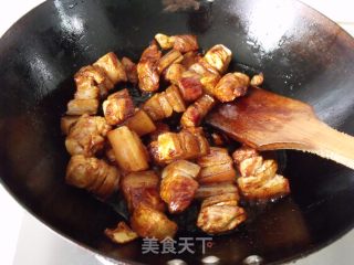 四季豆烧肉的做法步骤：3