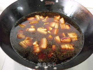 四季豆烧肉的做法步骤：4