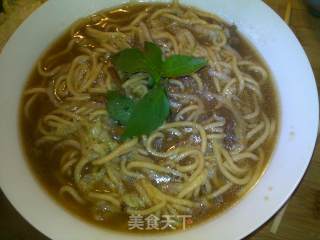 现压面条——肉丝面的做法步骤：10
