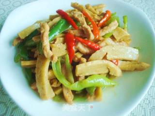 面筋炒肉丝的做法步骤：12