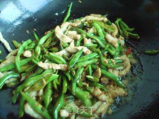 四季豆炒肉丝的做法步骤：10