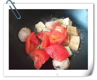 番茄烩冻豆腐的做法步骤：5