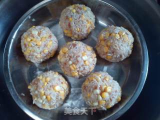 珍珠玉米肉丸的做法步骤：5