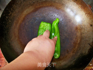 心蓝手制私房菜【虎皮烧辣椒】——丑并温柔着的做法步骤：3