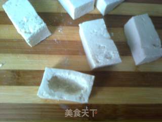 茄汁牛肉酿豆腐的做法步骤：5