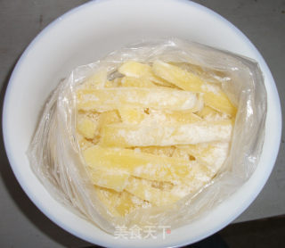 自制薯条的做法步骤：4