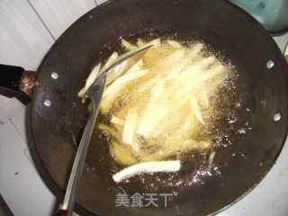 自制薯条的做法步骤：5