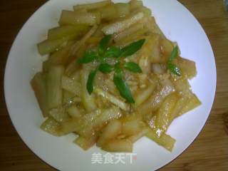 夏日消暑清凉可口——凉拌西瓜皮的做法步骤：9
