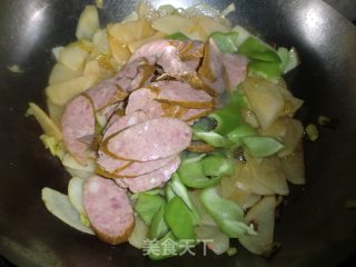 红肠土豆片的做法步骤：7