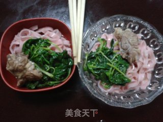 [粉色面条]——纯天然色素的做法步骤：18