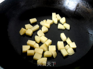 玩转电饭煲——黑椒土豆拌锅巴饭的做法步骤：6