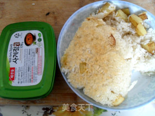 玩转电饭煲——黑椒土豆拌锅巴饭的做法步骤：12