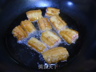 菠萝油条虾的做法步骤：4