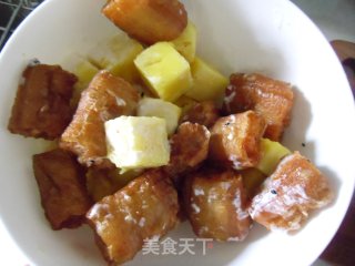 菠萝油条虾的做法步骤：6