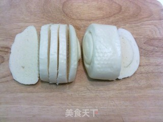 香煎馒头片的做法步骤：1