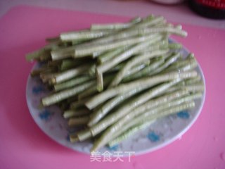糖醋烤豇豆的做法步骤：2