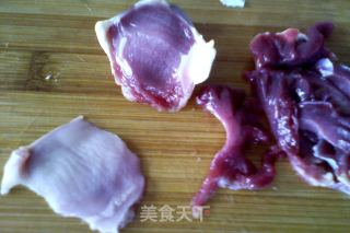 三丝炒鸭珍的做法步骤：2