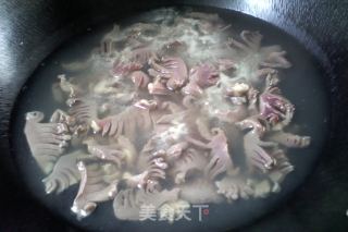 三丝炒鸭珍的做法步骤：3