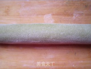 抹茶花卷的做法步骤：8