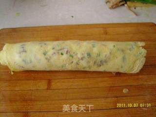 香菇蛋卷的做法步骤：10