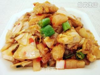 泡菜炒鸡腿的做法步骤：8
