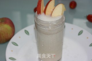 鲜豆浆苹果汁的做法步骤：3