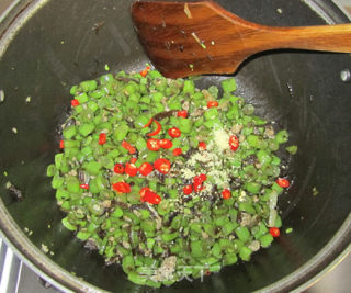 四季豆肉末榄菜碎的做法步骤：7