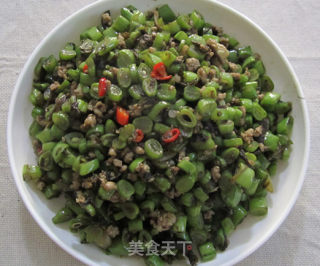 四季豆肉末榄菜碎的做法步骤：8