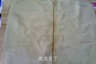葱香百叶包的做法步骤：1