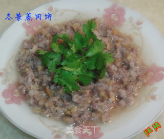 冬菜蒸肉饼的做法步骤：4