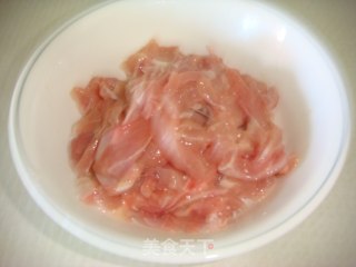 蚝油滑炒豆腐鸡肉的做法步骤：2