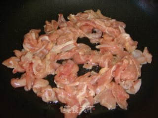蚝油滑炒豆腐鸡肉的做法步骤：4
