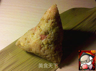 叉烧蛋黄粽的做法步骤：7