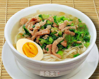 雪菜肉丝面的做法步骤：14