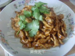 京酱肉丝的做法步骤：8