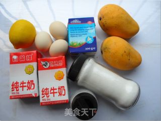 芒果冰淇淋的做法步骤：1
