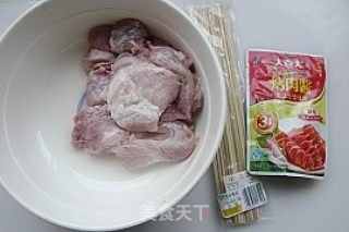 美味停不了——孜然酱香肉串的做法步骤：1