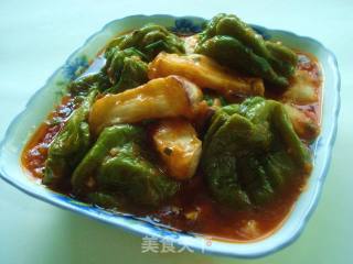 虎皮辣子烧茄子的做法步骤：12