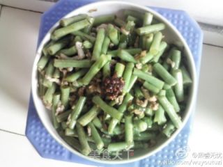凉拌豇豆（荤菜）的做法步骤：2