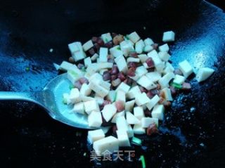 腊肉芋头糕的做法步骤：5