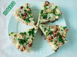 腊肉芋头糕的做法步骤：11