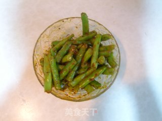 无油微波版干煸四季豆的做法步骤：5