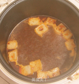 黔式辣味豆腐锅的做法步骤：4