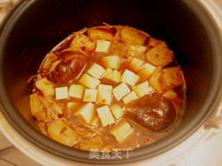 黔式辣味豆腐锅的做法步骤：6