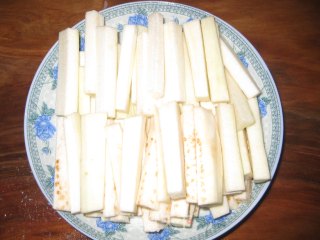 炸烹茄条的做法步骤：3
