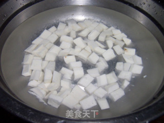 山药毛豆炒蛋的做法步骤：2